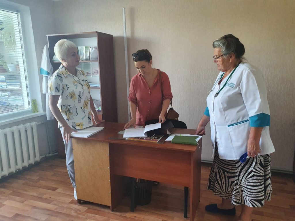 20.07.2021 року Адміністрація центру ПМСД відвідала структурні підрозділи.